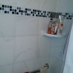 Custom Tile Work in Remodeled Bathrooms
