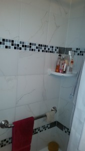 Custom Tile Work in Remodeled Bathrooms