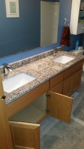 New Granite Counter Tops and Single Handle Faucets