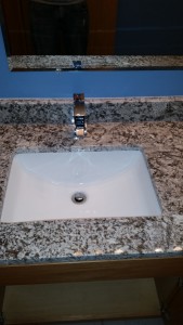 New Granite Counter Tops and Single Handle Faucets