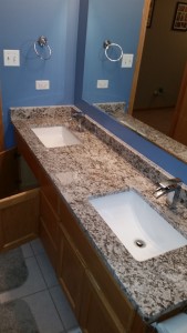 New Granite Counter Tops and Single Handle Faucets