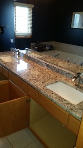 New Granite Counter Tops and Single Handle Faucets