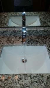 New Granite Counter Tops and Single Handle Faucets