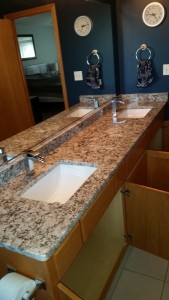 New Granite Counter Tops and Single Handle Faucets