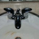 Lavatory faucet installation