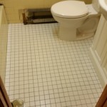 New Bathroom Floor and Vanity
