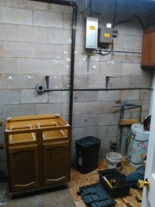 Added Kitchen-Rough Plumbing & Framing