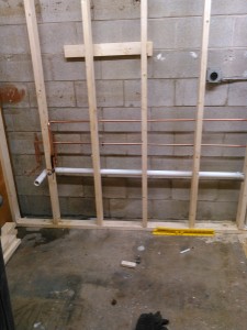 Added Kitchen-Rough Plumbing & Framing