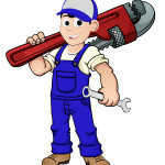 Cartoon Plumbing Guy