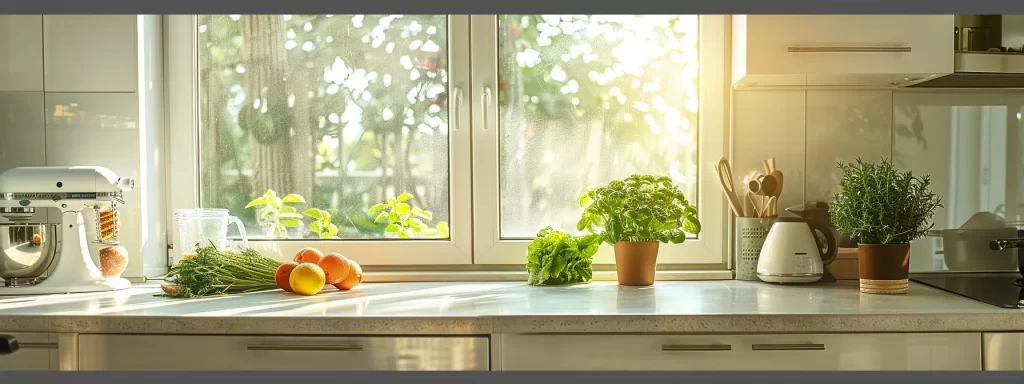 a bright, inviting kitchen showcases well-maintained appliances gleaming under soft, natural light, symbolizing the care and routine maintenance necessary for appliance longevity and reliability.