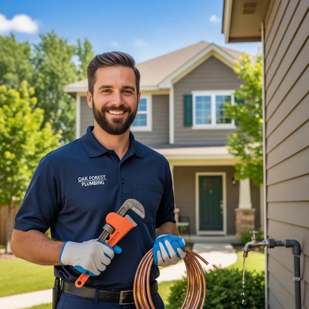 Local plumber in Oak Forest ready to assist with plumbing emergencies